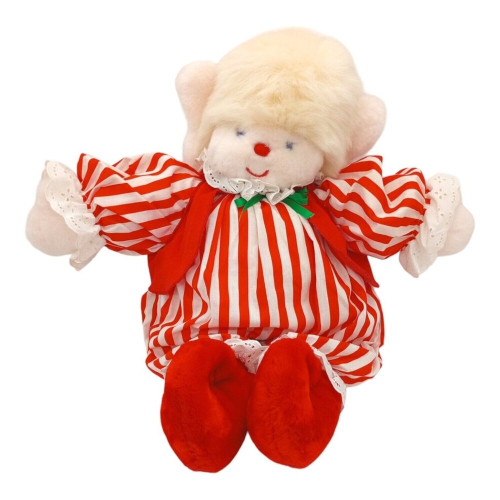 VTG 1985 Ms Noah Toys Helpsie Elf Plush 24" Handmade Large Toymaker USA Elves